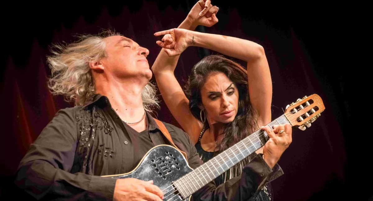 Koncerty, Połączenie flamenco jazzu muzyki świata Koncert Louis Winsberga Bielsku Białej - zdjęcie, fotografia