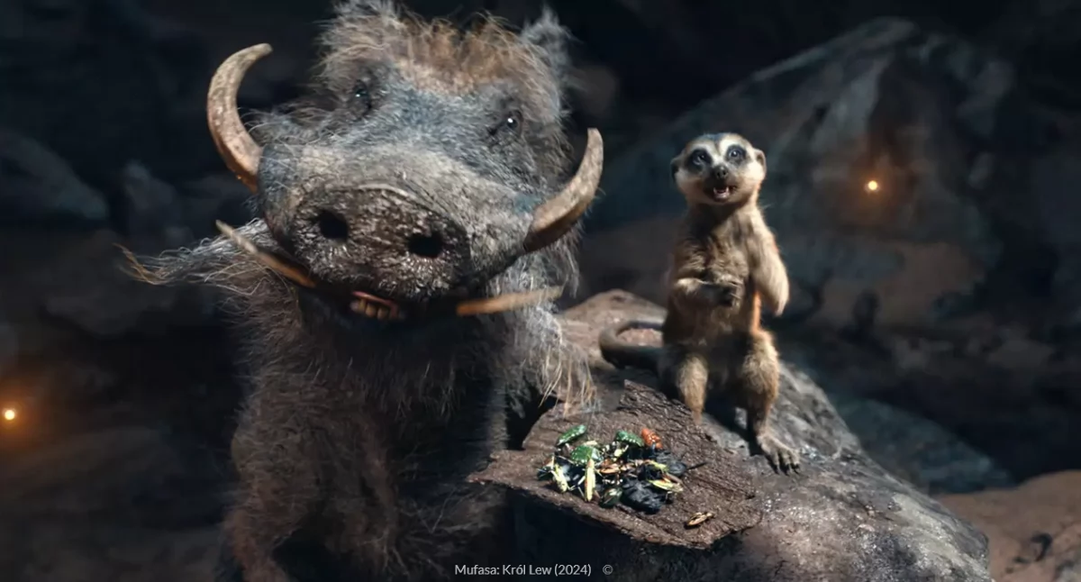 Kadr z filmu Król Lew. Mufasa