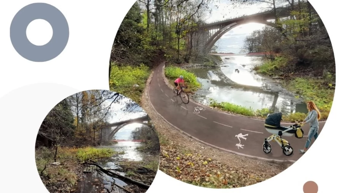 Inwestycje, Umowa Inwestycję wartą podpisana Okolice Jeziora Żywieckie Międzybrodzkie zyskają trasy rowerowe - zdjęcie, fotografia