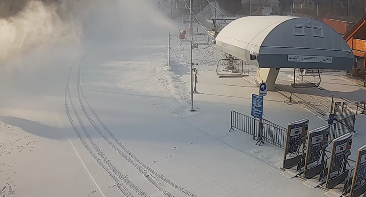 Foto: Kadr z kamery stok Dębowiec