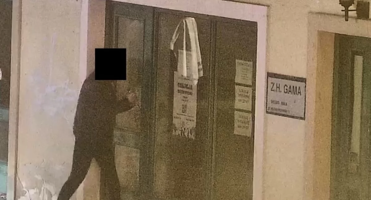 Służba zdrowia, Udaremniona próba włamania ulicy Listopada - zdjęcie, fotografia