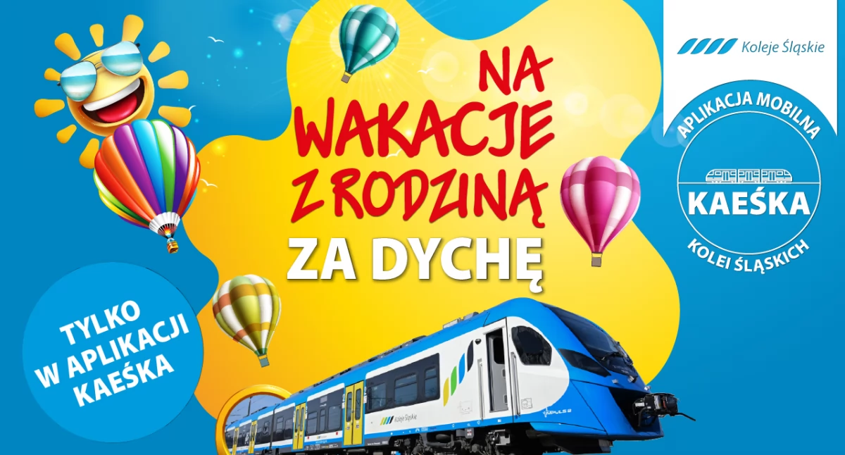 Komunikacja, Koleje Śląskie wakacyjną ofertą rodzinna podróż tygodniu - zdjęcie, fotografia
