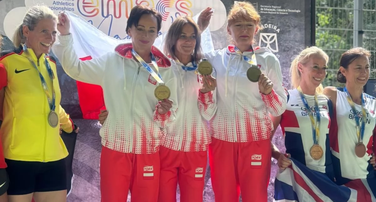 Biegi, Sprint Bielska Białej najlepszą drużyną Mistrzostw Europy Masters - zdjęcie, fotografia