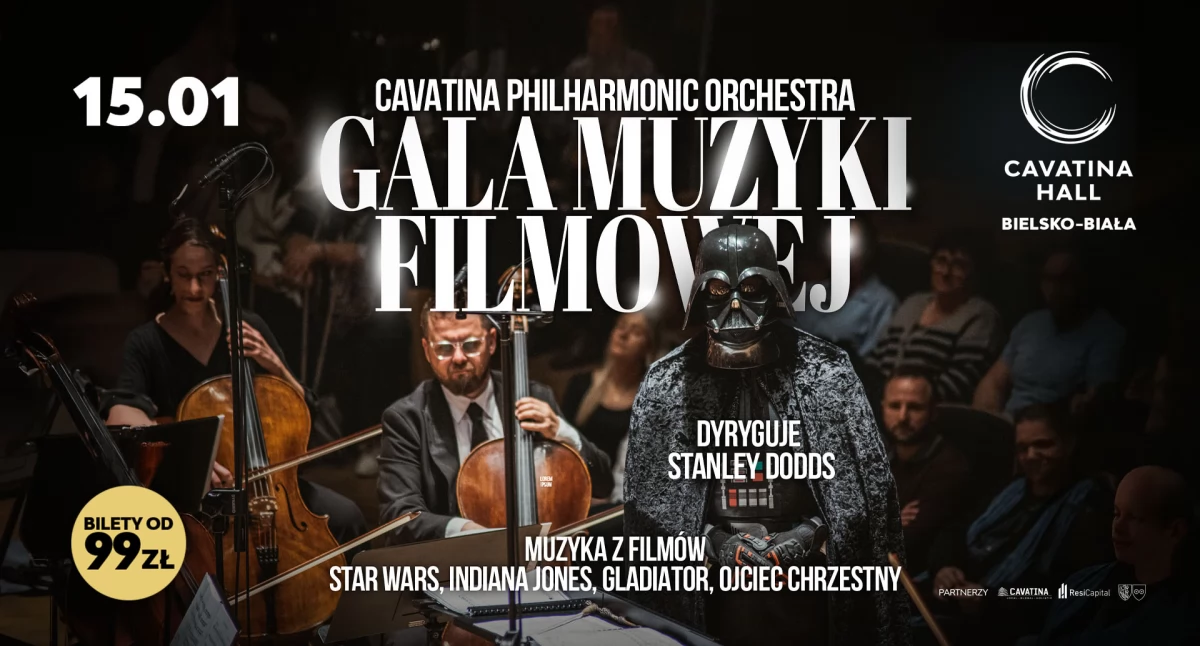 Koncerty, Muzyki Filmowej Cavatina Philharmonic Orchestra Stanley Dodds - zdjęcie, fotografia