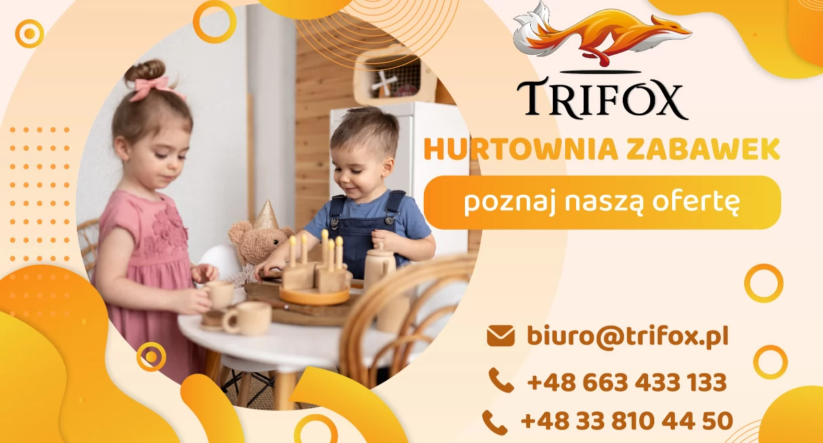 Dla dzieci, Trifox hurtownia zabawek która łączy producentów rynkiem - zdjęcie, fotografia