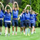 Jan Kocian, pierwszy powakacyjny trening Podbeskidzia (2)
