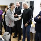 Piotr Żyła, powrócił z medalami, do Wisły, spotkanie z władzami miasta (1)