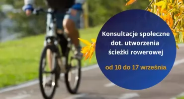 Czechowice-Dziedzice: Konsultacje społeczne w sprawie nowej ścieżki rowerowej