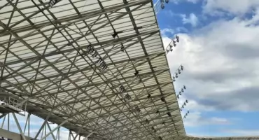 Modernizacja oświetlenia na Stadionie Miejskim w Bielsku-Białej