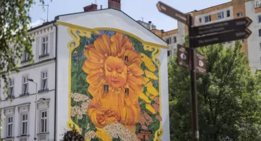Nowy mural Gleo w Bielsku‑Białej. Monumentalne dzieło wzbogaciło przestrzeń miasta
